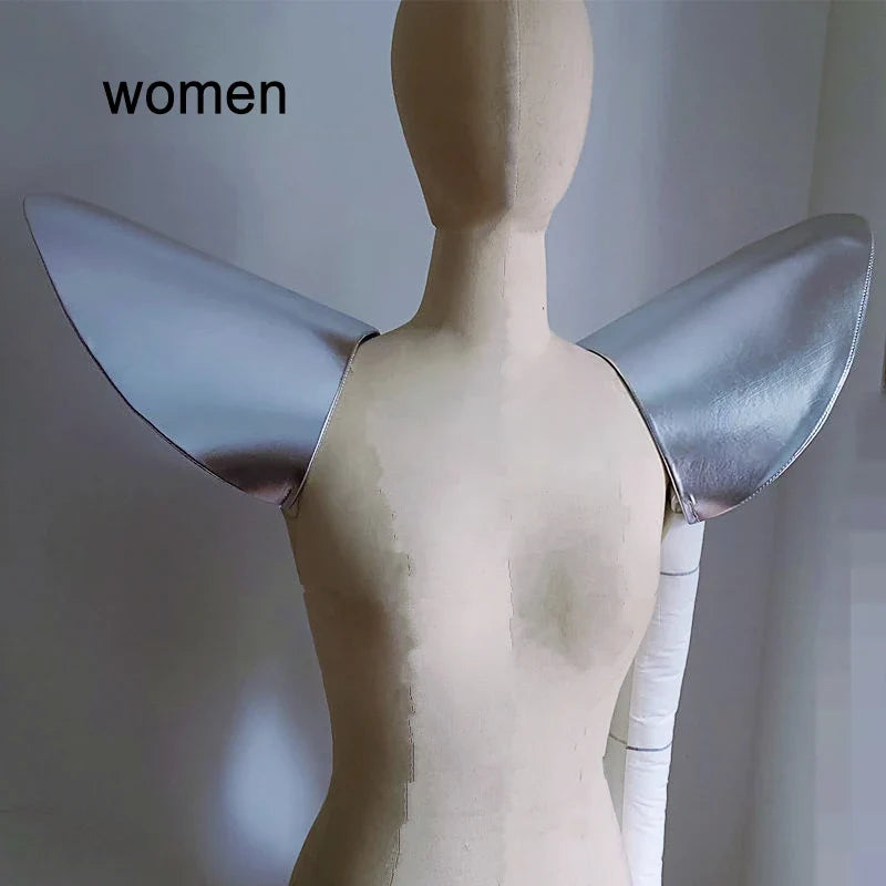 The Stardust Stratosphere Wings – Futuristic Flying Shoulder Vest | Shoulder Pieces | Wiccan Center