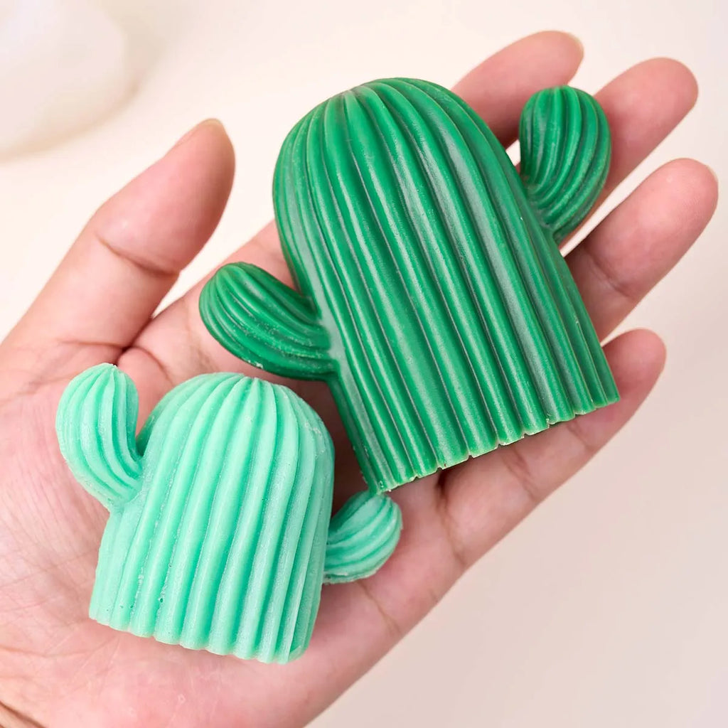 3D Cactus Aromatherapy Candle Silicone Mold DIY Simulation Succulent Plant Clay Molds Soap Plaster Resin Craft Making Home Decor