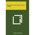 Personae of Ezra Pound (1909)
