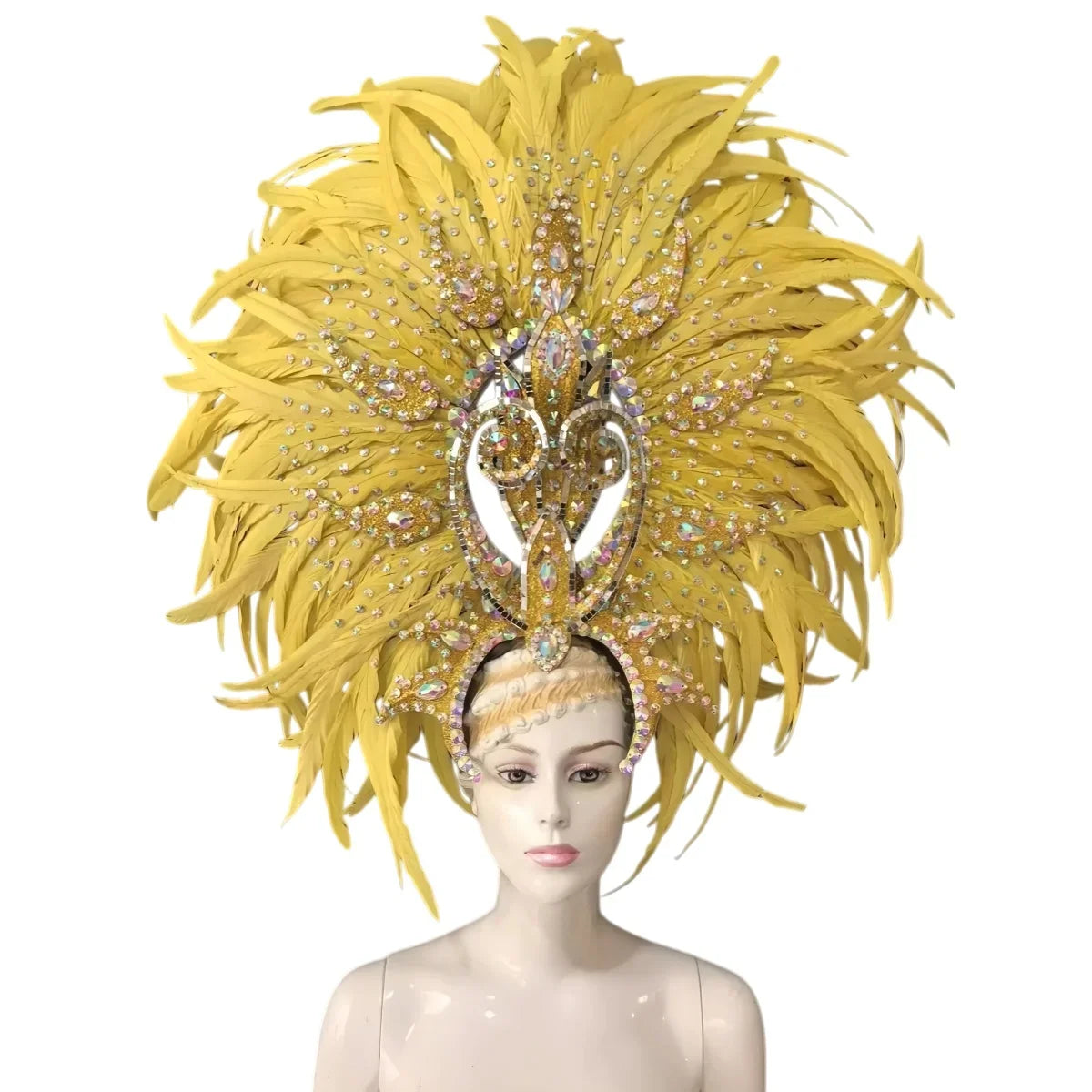 The Stardust Copacabana Feather Crown – Samba Parade Headdress | Headdress | Wiccan Center