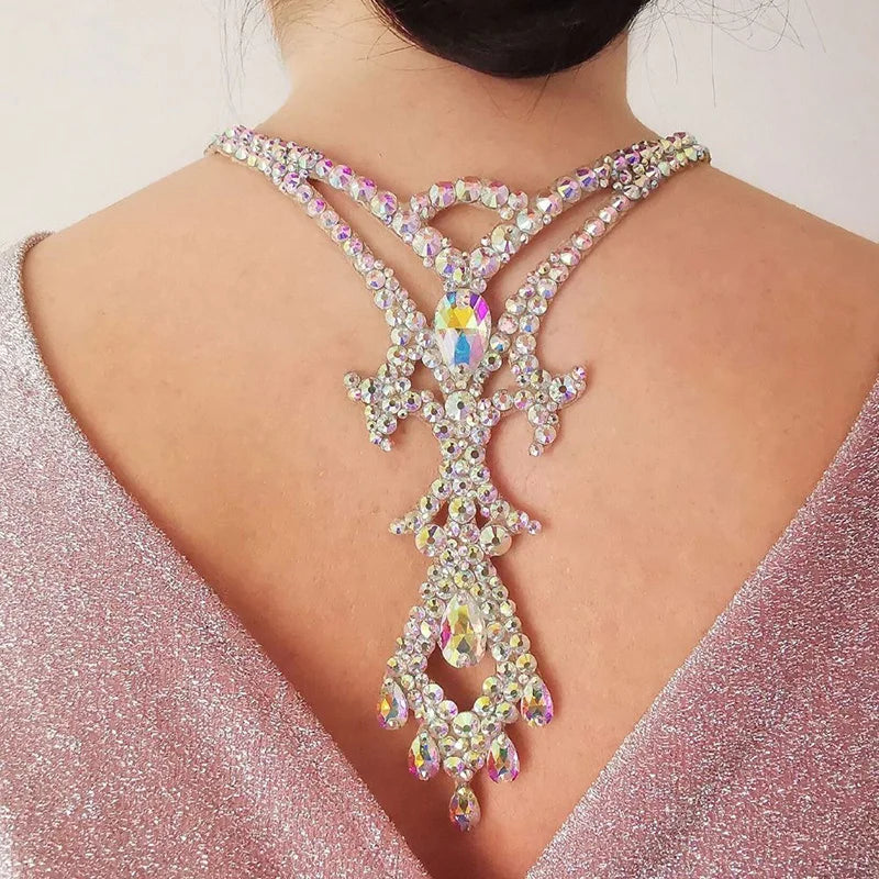 Dazzling Crystal Belly Dance Necklace & Statement Stage Performance Jewelry | Necklaces | Wiccan Center