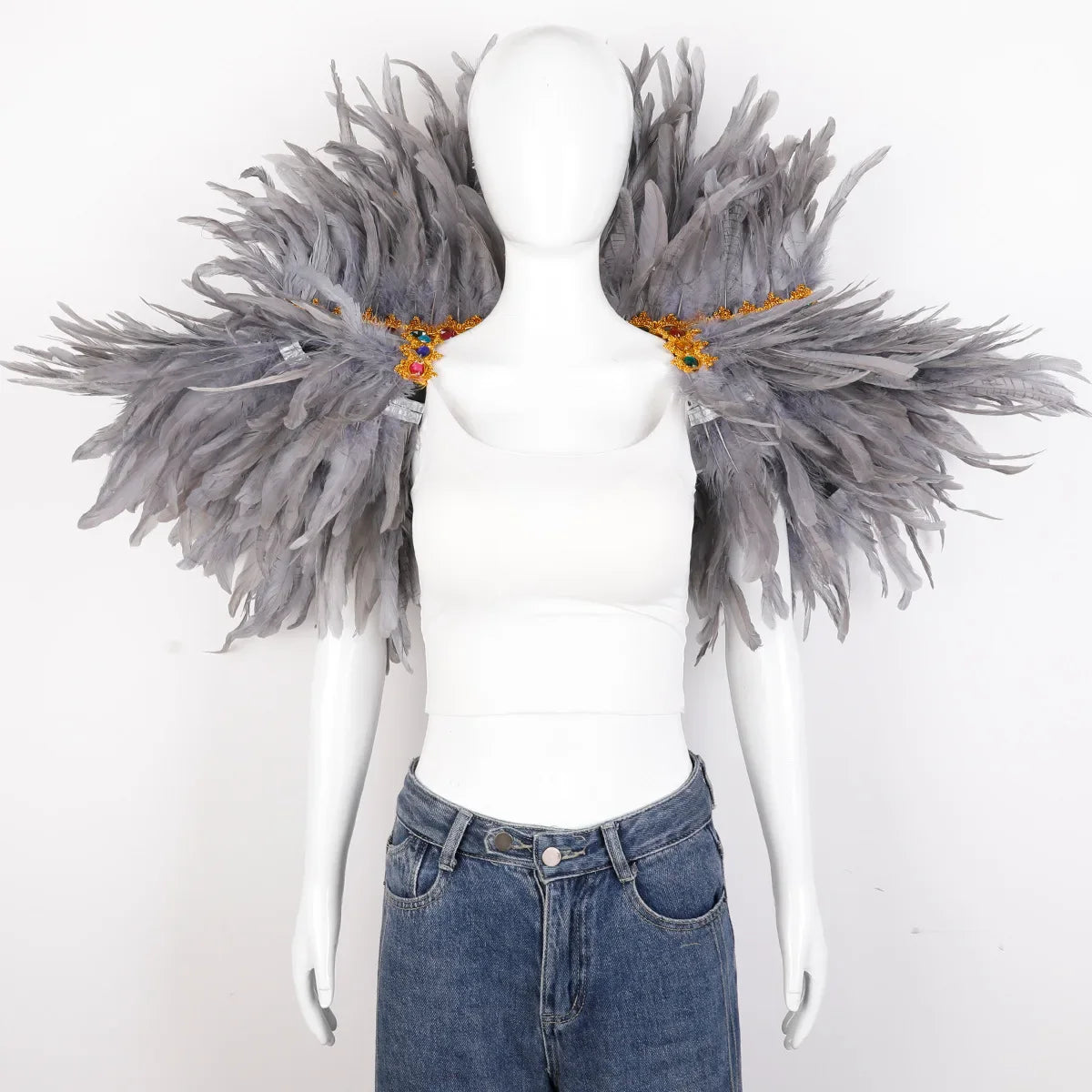 Festival Carnival Feather Shawl | Feather Shawl | Wiccan Center