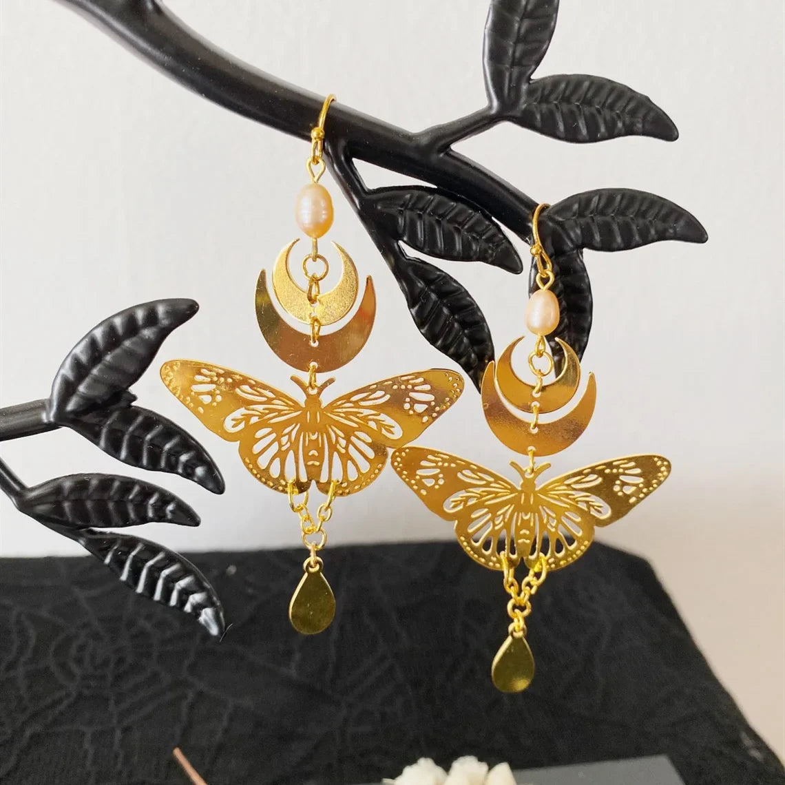 Assorted Moth & Butterfly Dangle Earrings | earrings | Wiccan Center