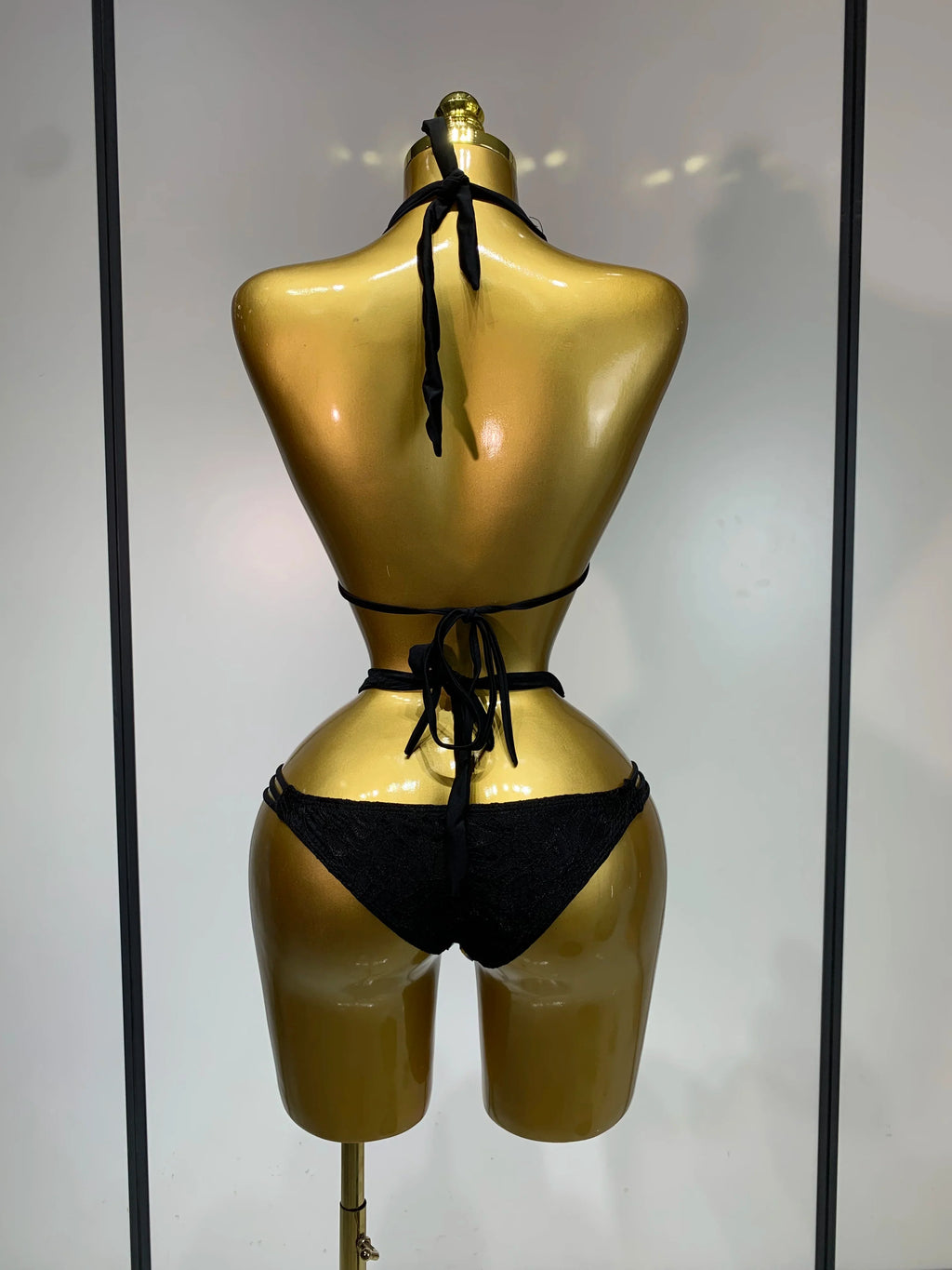 Crystal Diamond Bikini Two-Piece Set Sparkle Stage Performance Outfit | Costume Sets | Wiccan Center