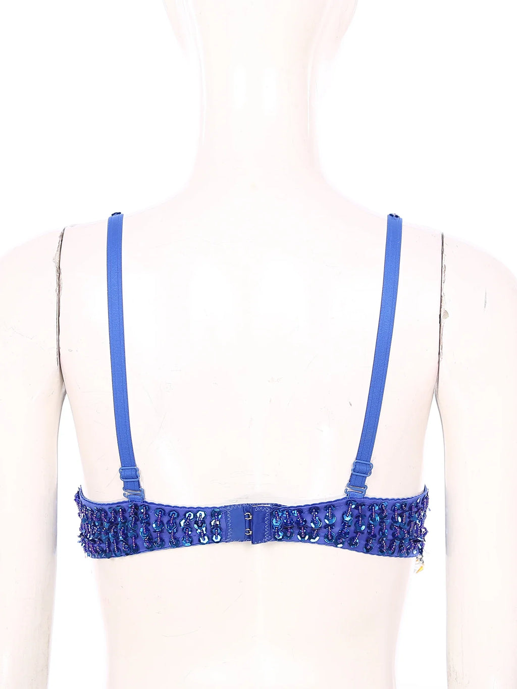 Sparkly Floral Beaded Sequin Belly Dance Bra & Tassel Performance Top | Costume Tops | Wiccan Center