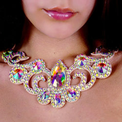 AB Rhinestone Chain Clasp Crystal Drop | Necklaces | Wiccan Center