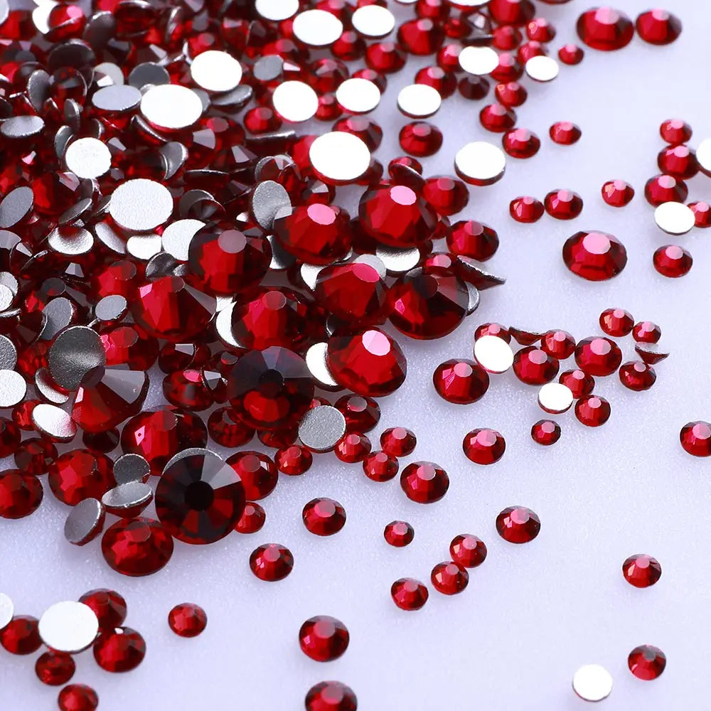 1440PCS SS3-SS20 Mix Size Non-Hotfix Glass FlatBack Rhinestones | Non-Hotfix | Wiccan Center