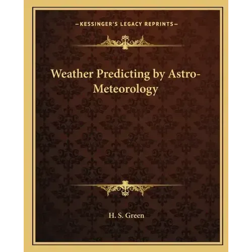 Weather Predicting by Astro-Meteorology - Paperback | Books | Wiccan Center