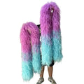 Mixed Color Ostrich Feather Boa & Shawl (2 Meters)