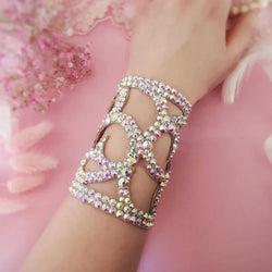 Rhinestone Wrist Chain Cuff | Bracelets | Wiccan Center