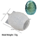 Carving Flower Egg Candle Silicone Mold DIY Catharanthus Ball Making Kit Aromath Soap Plaster Resin Cake Baking Molds Home Decor
