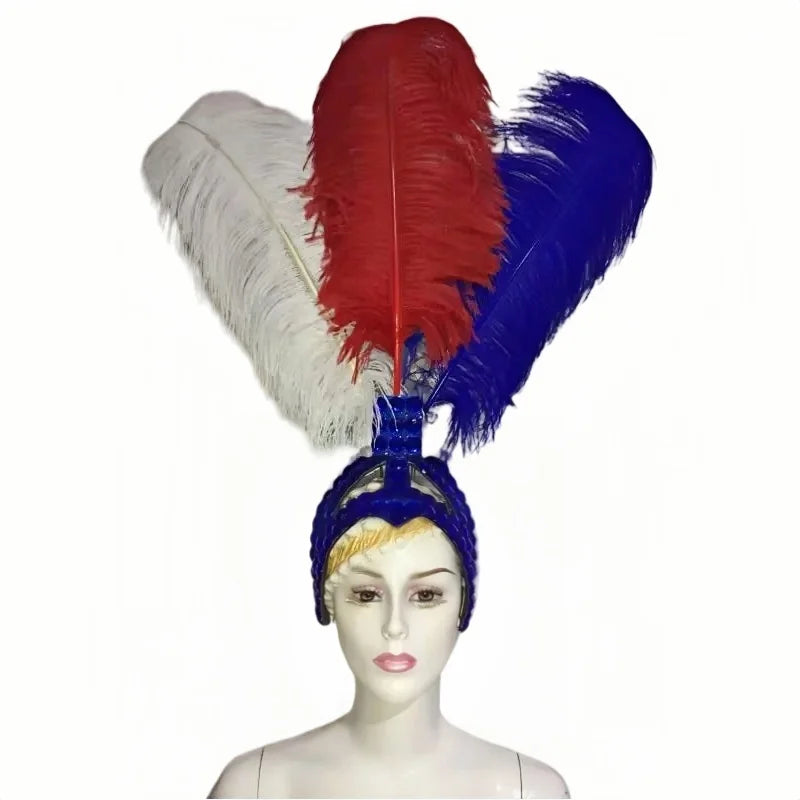 The Stardust Sahara – Mohawk Feather Carnival & Samba Headdress | Headdress | Wiccan Center
