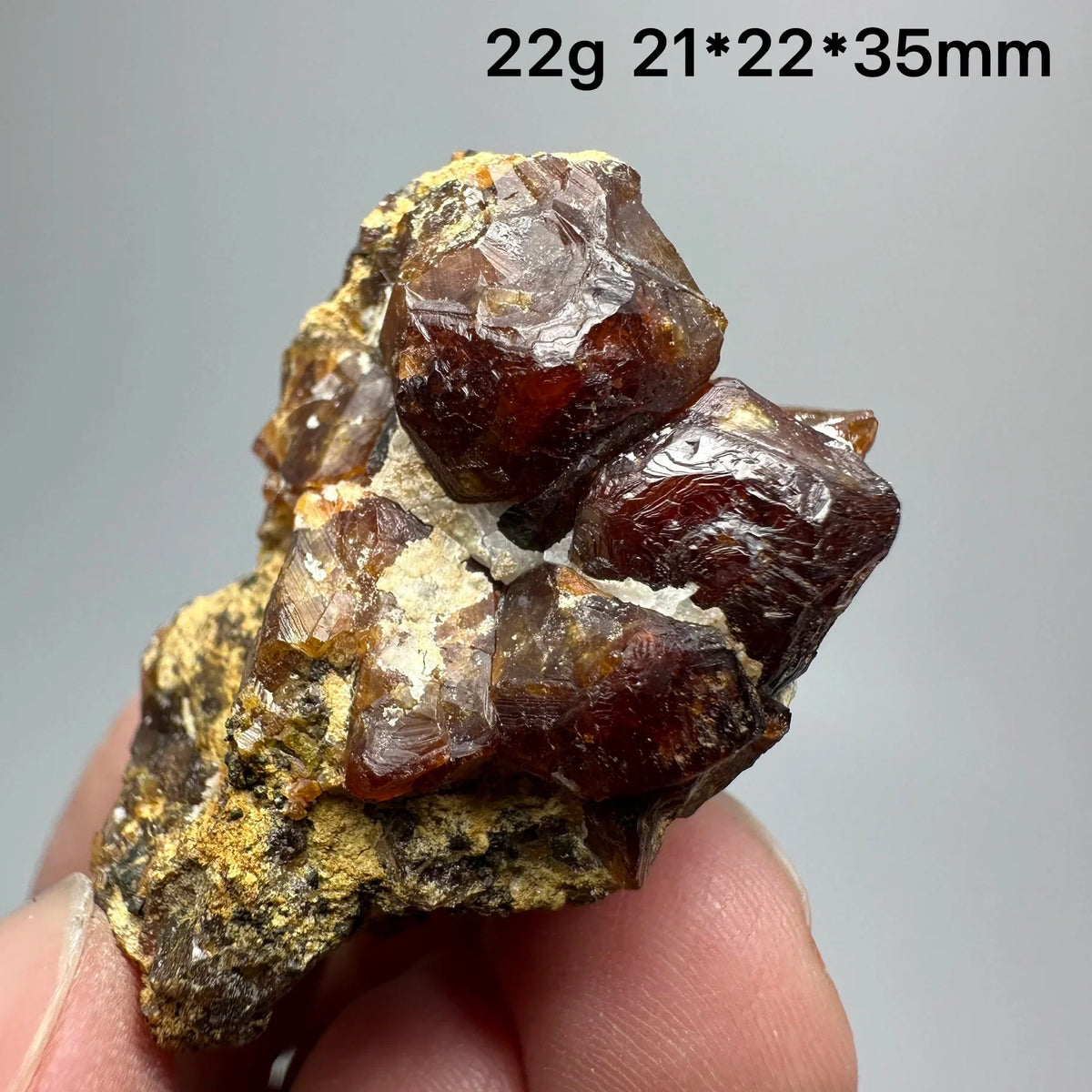 Natural Dark Brown Andradite Garnet Cluster Raw Crystal Mineral Specimen Calcite Matrix Healing Stone Home Decoration