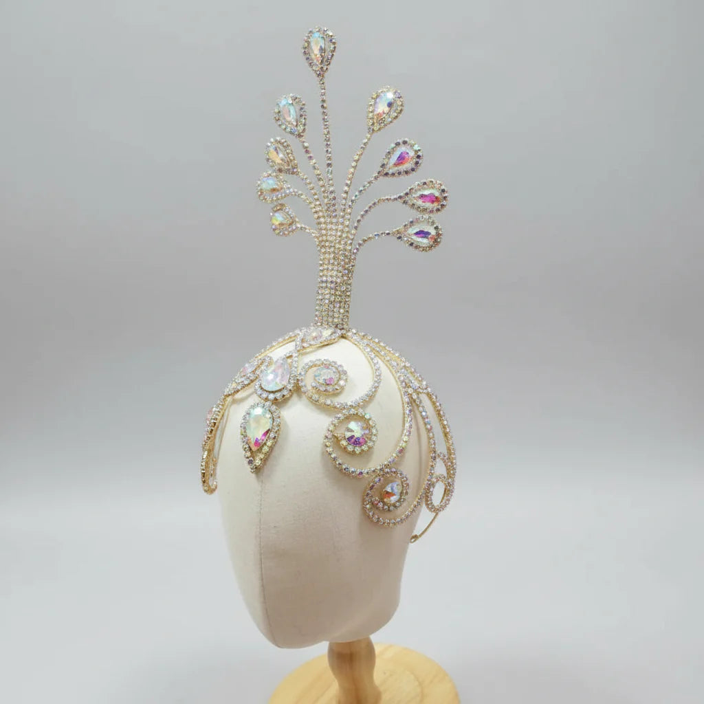 Rhinestone Tall Headpiece Base | Headpiece | Wiccan Center