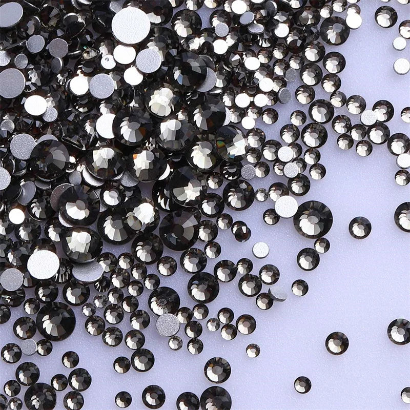 1440PCS SS3-SS20 Mix Size Non-Hotfix Glass FlatBack Rhinestones | Non-Hotfix | Wiccan Center