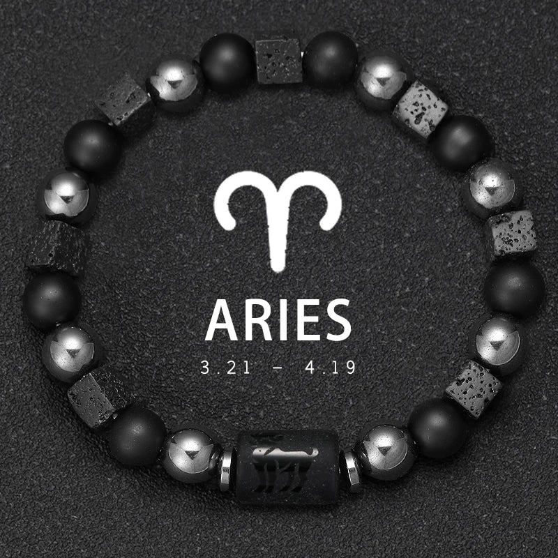 Sagittarius Zodiac Bracelet Natural Stone