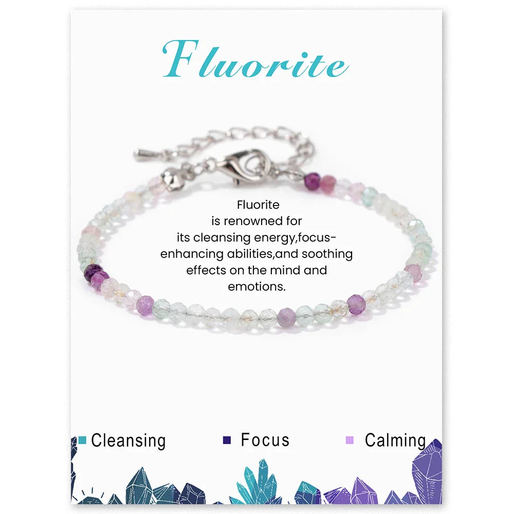 Faceted Gemstone Bead Bracelets | bracelets | Wiccan Center