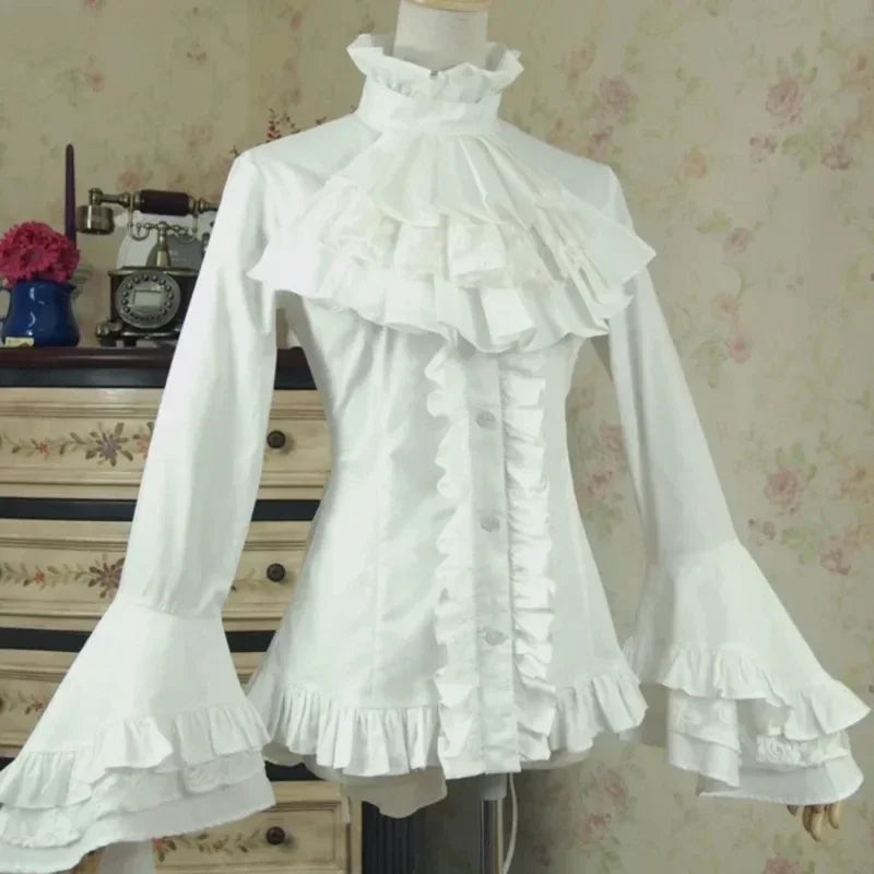 Flare Sleeve Bow Shirt | | Wiccan Center