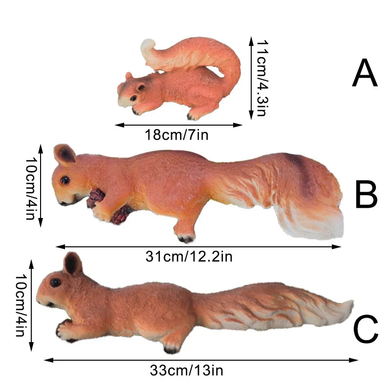 Squirrel Figurine Statues Tree Climber Sculpture Hanging Tree Garden Statue Hugger Decorations Outdoor Gifts Garden Decor Resin | | Wiccan Center