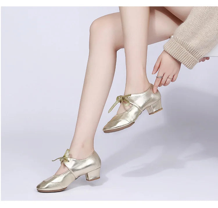 The Stardust Encore Practice Oxford – Leather Latin & Jazz Dance Shoe