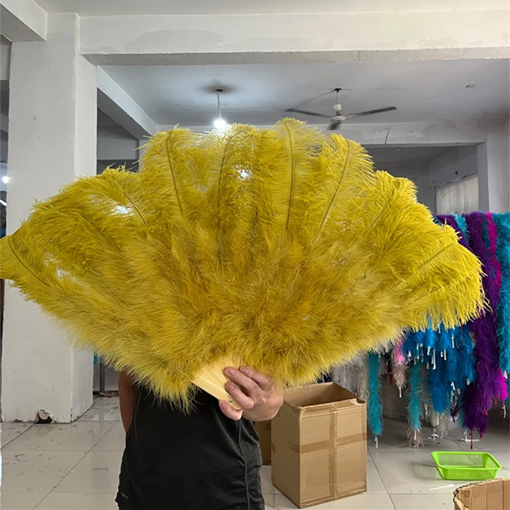 90CM Ostrich Feather Fans | Feather Fans | Wiccan Center