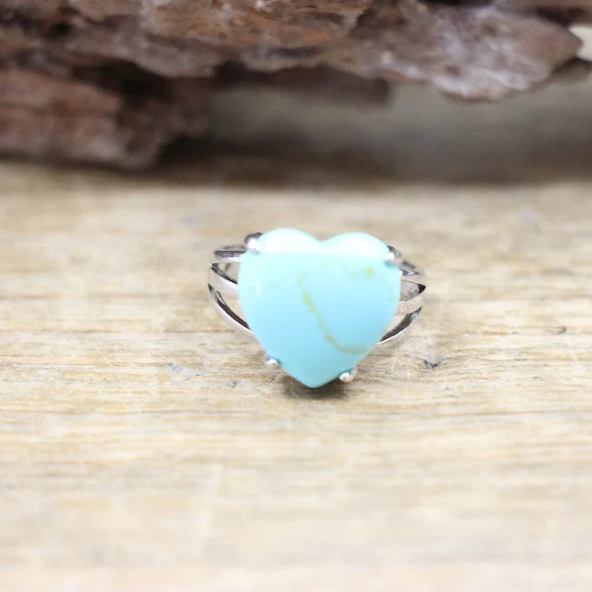 Crystal Heart Rings | rings | Wiccan Center