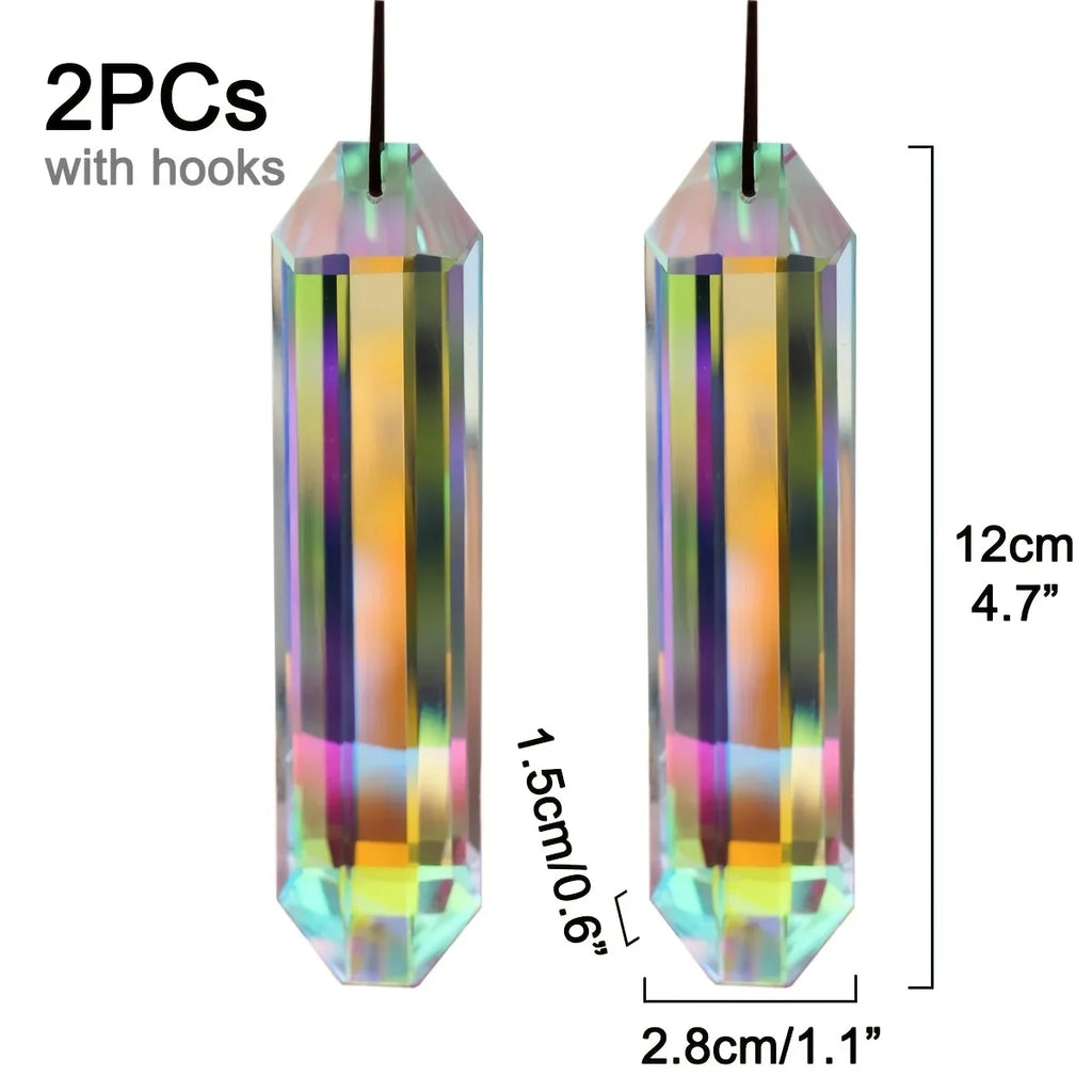 2pcs 12mm Crystal Sun Catchers Wedding Decor Home Wedding Party Decoration Ornament | | Wiccan Center