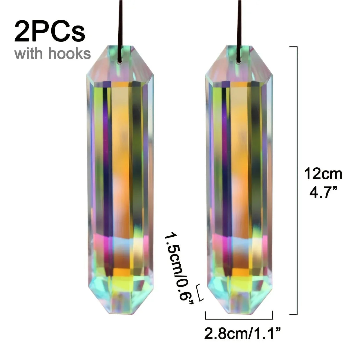 2pcs 12mm Crystal Sun Catchers Wedding Decor Home Wedding Party Decoration Ornament | | Wiccan Center