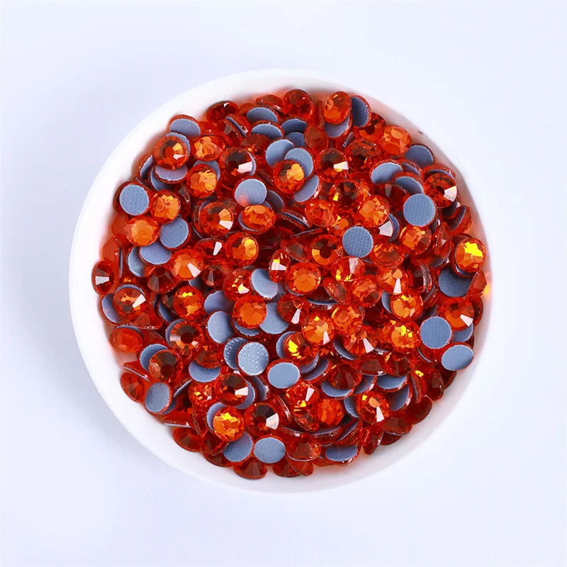 SS3-SS30 Red Series Hotfix Glass Flat-Back Rhinestones | Hotfix | Wiccan Center