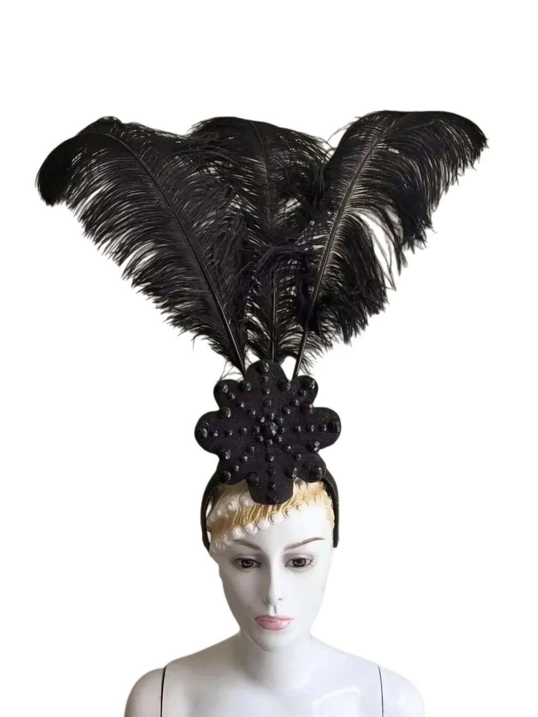 The Stardust Flora Cabaret Crown – Five-Flower Rhinestone Headdress | Headdress | Wiccan Center