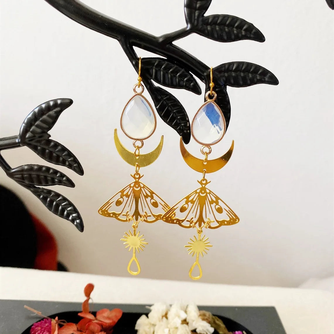 Assorted Moth & Butterfly Dangle Earrings | earrings | Wiccan Center