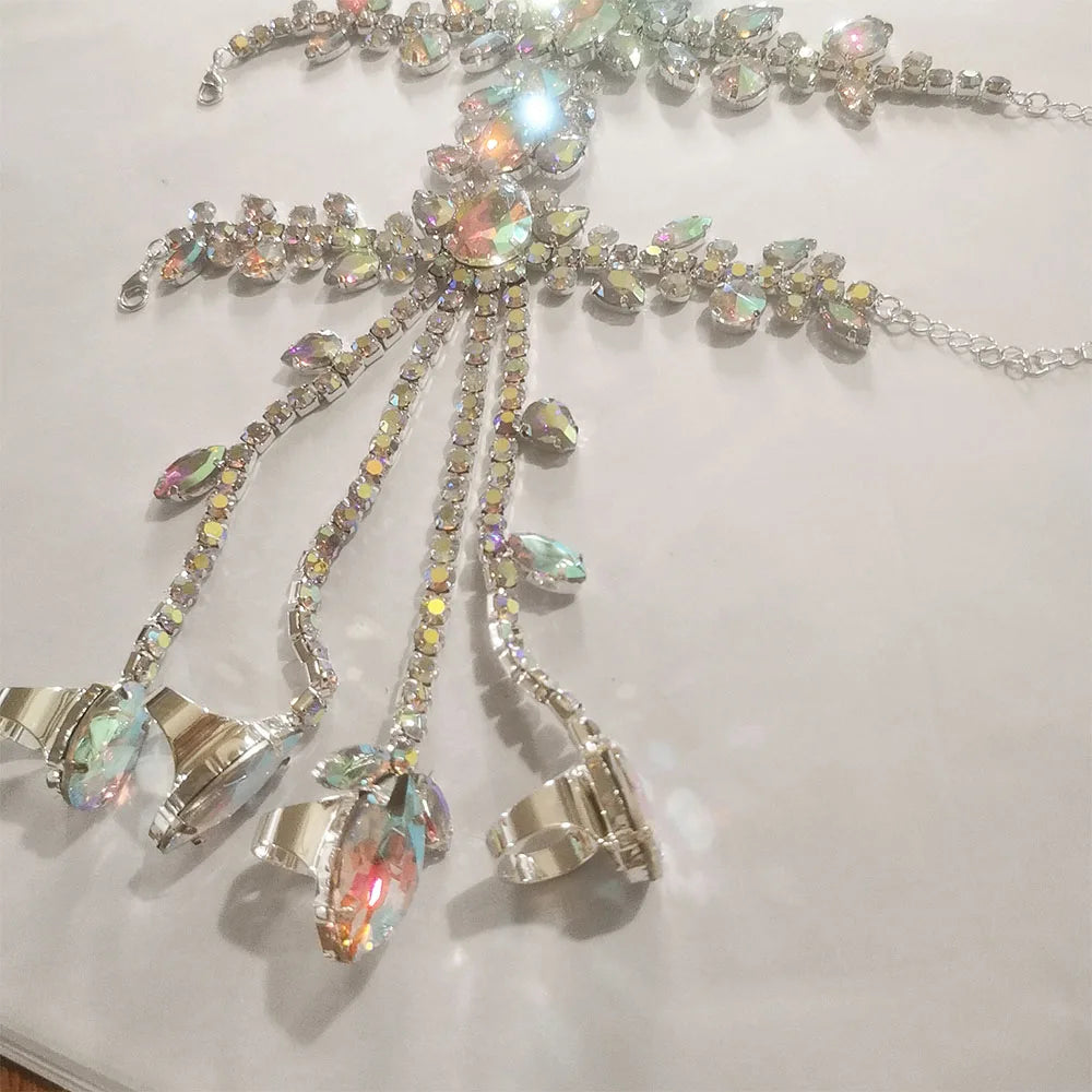 Rhinestone Chain Arm/Sleeve/Shoulder Adornment | Body Chains | Wiccan Center