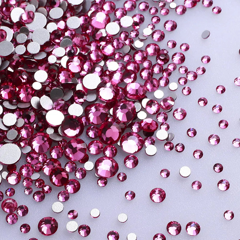 1440PCS SS3-SS20 Mix Size Non-Hotfix Glass FlatBack Rhinestones | Non-Hotfix | Wiccan Center