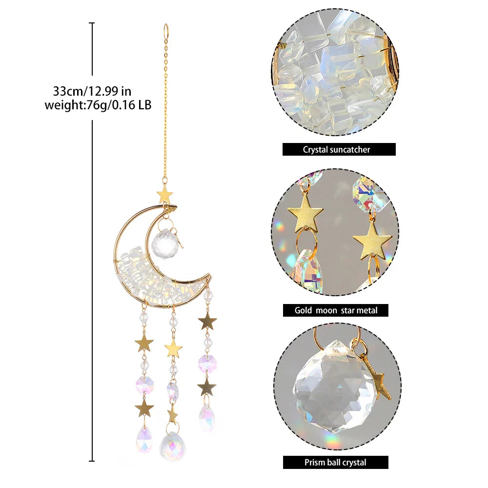 Crystal Moon Suncatchers | suncatchers | Wiccan Center