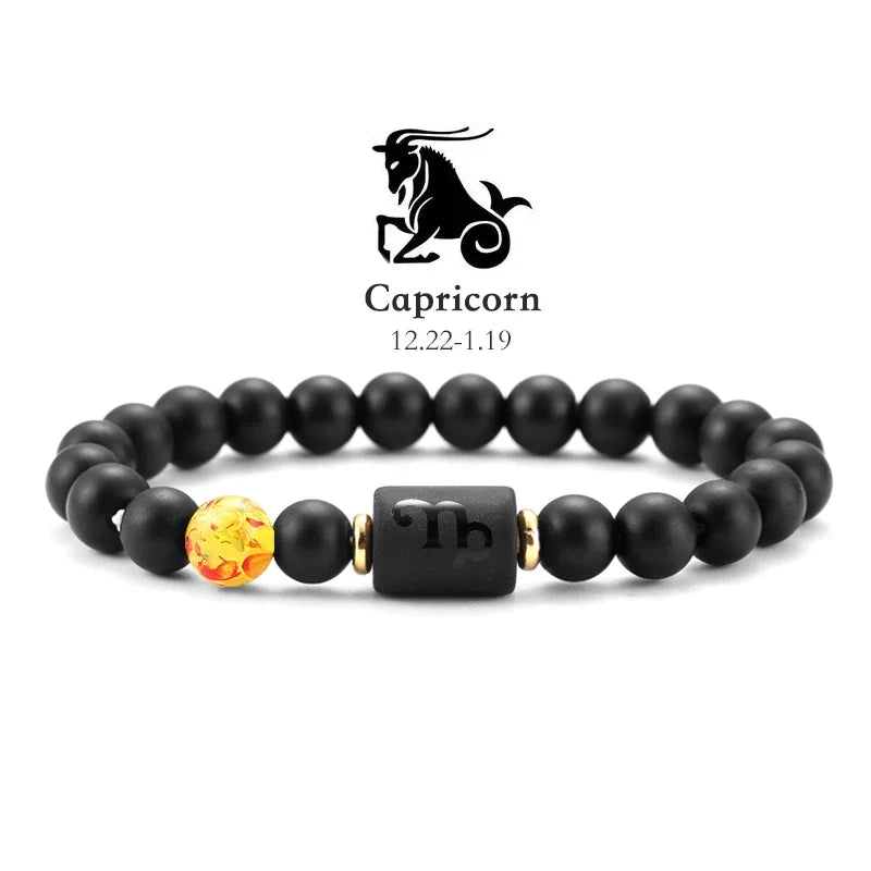 Sagittarius Zodiac Bracelet Natural Stone
