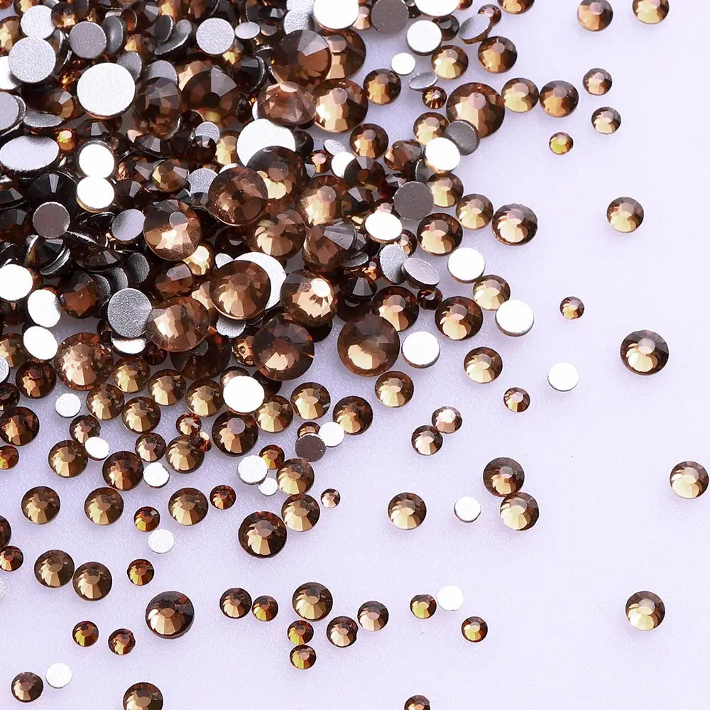 1440PCS SS3-SS20 Mix Size Non-Hotfix Glass FlatBack Rhinestones | Non-Hotfix | Wiccan Center