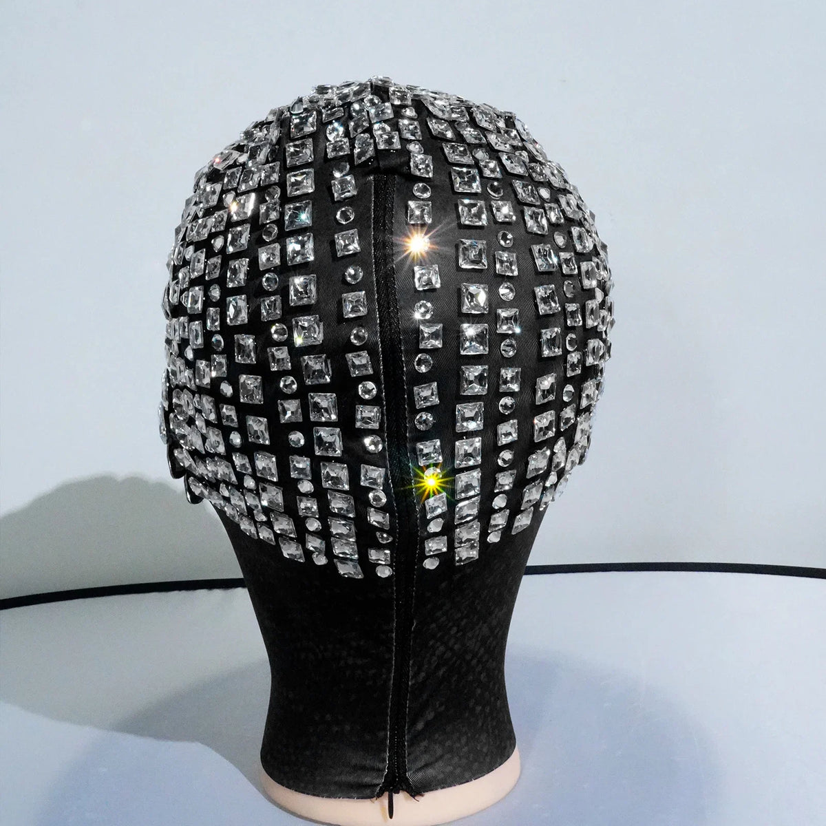 Super Shiny Rhinestone Full Face Headwear Mask | Masks | Wiccan Center