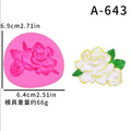 Frangipani Gardenia Flower Silicone Candle Mold DIY Handmade Soap Soy Wax Scented Candle Plaster Ornaments Molds Home Decor