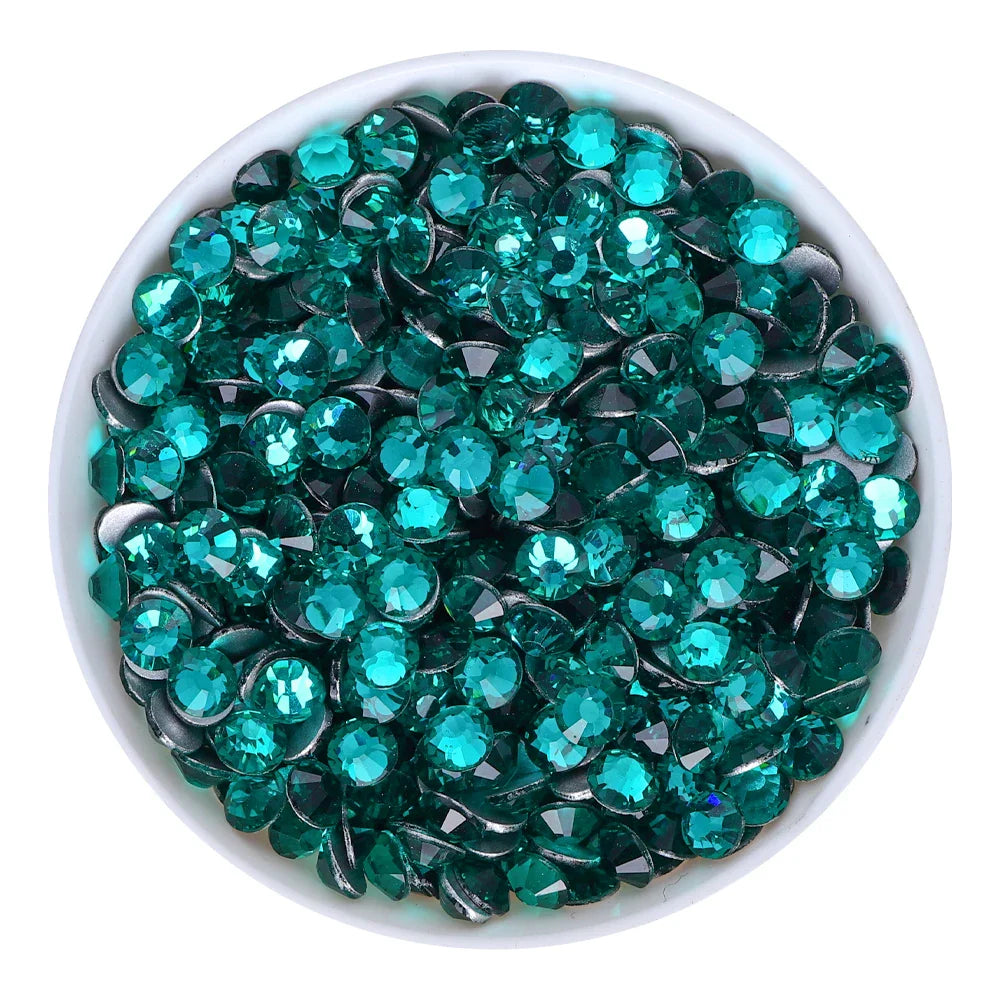 SS3-SS60 Blue Series Non-Hotfix High Quality Glass Flatback Rhinestones | Non-Hotfix | Wiccan Center