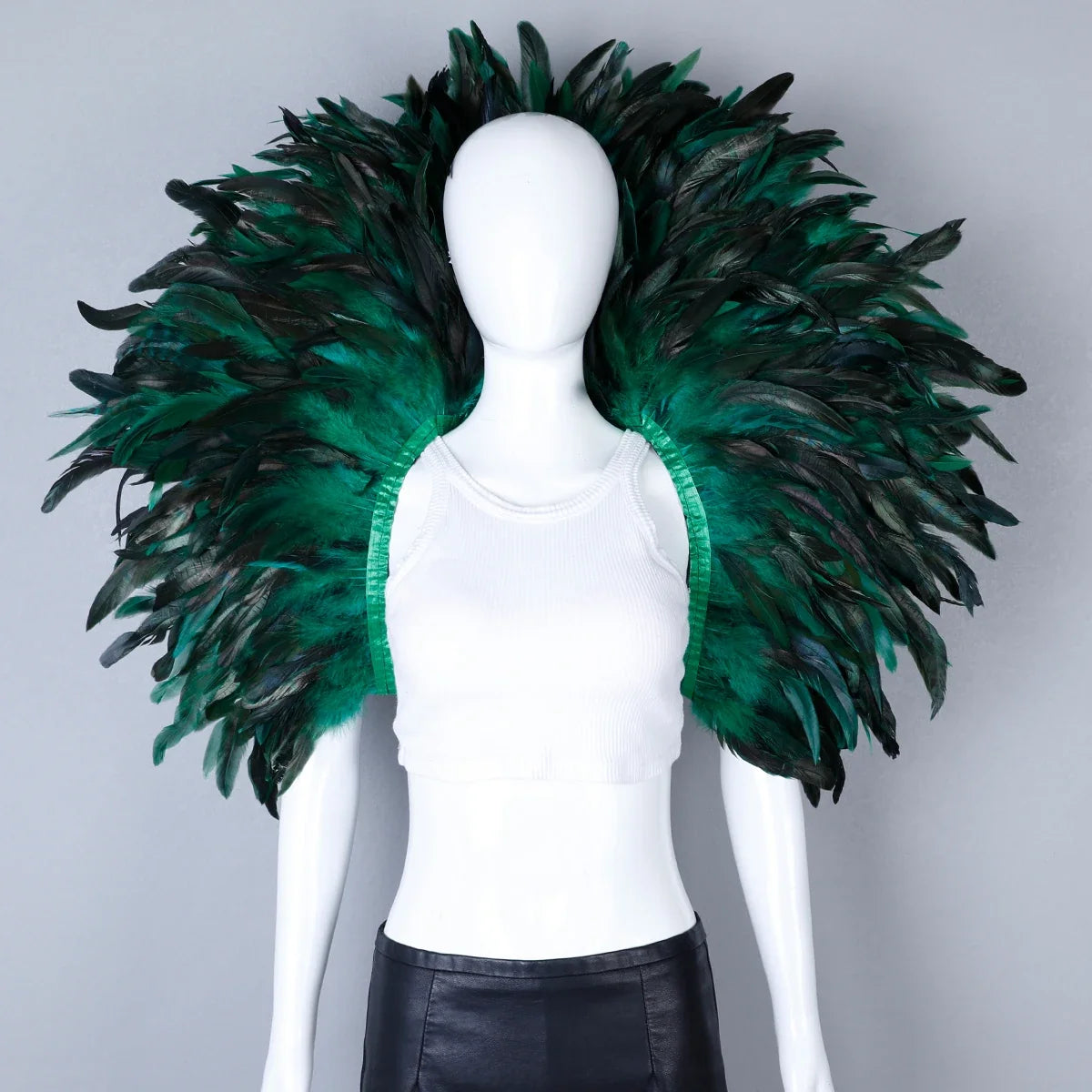 Festival Carnival Feather Shoulder Shawl | Feather Shawl | Wiccan Center