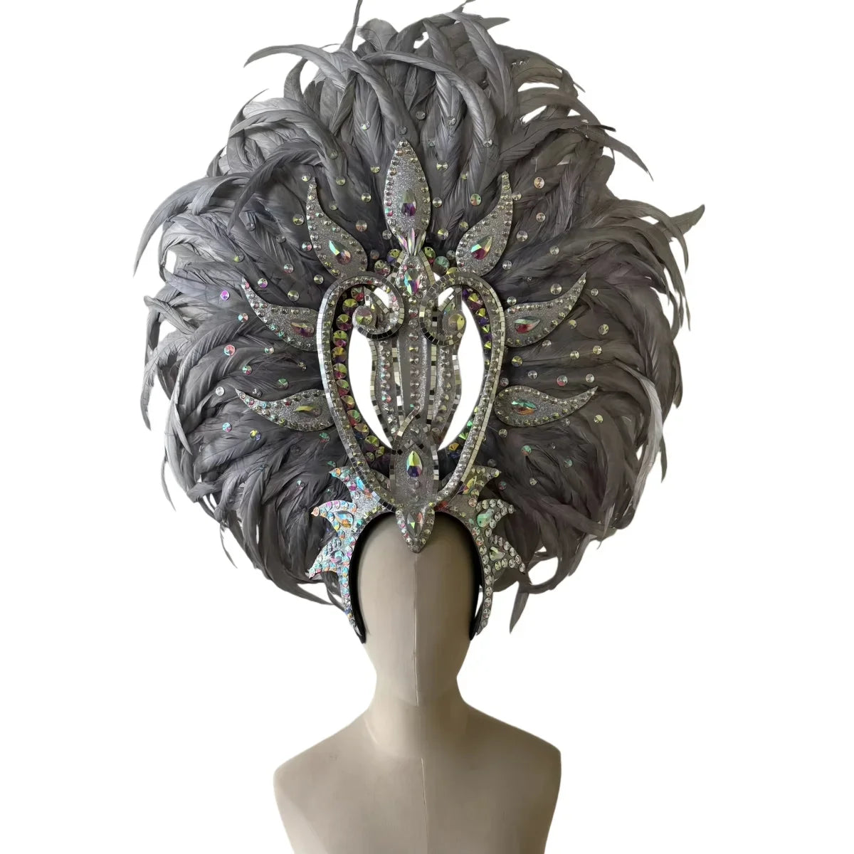 The Stardust Copacabana Feather Crown – Samba Parade Headdress | Headdress | Wiccan Center