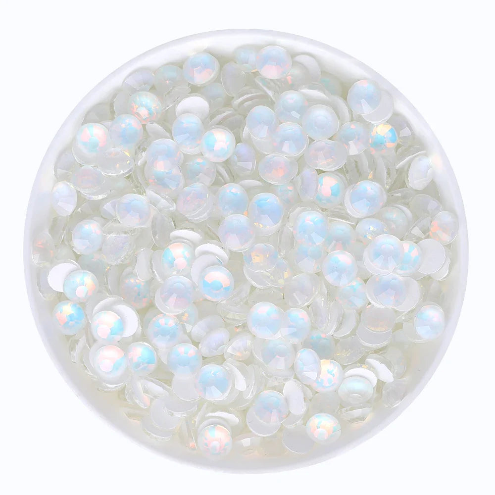 SS6-SS30 Mocha Opal Coral Reef Flatback Glass Non-Hotfix Rhinestones | Non-Hotfix | Wiccan Center