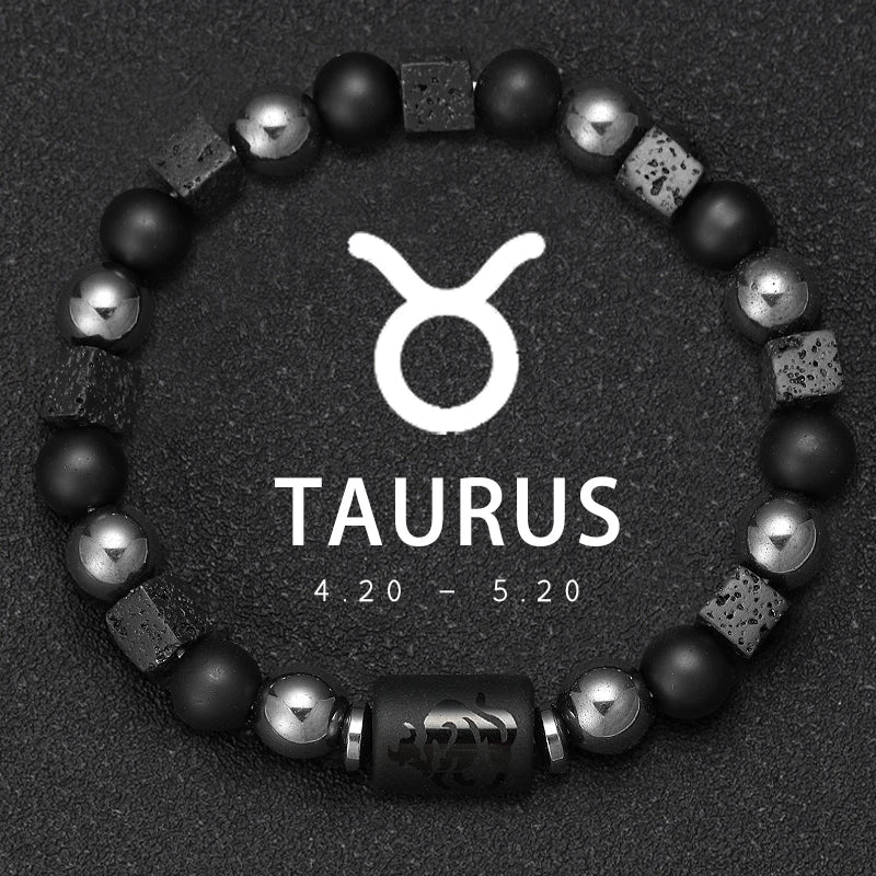 Sagittarius Zodiac Bracelet Natural Stone