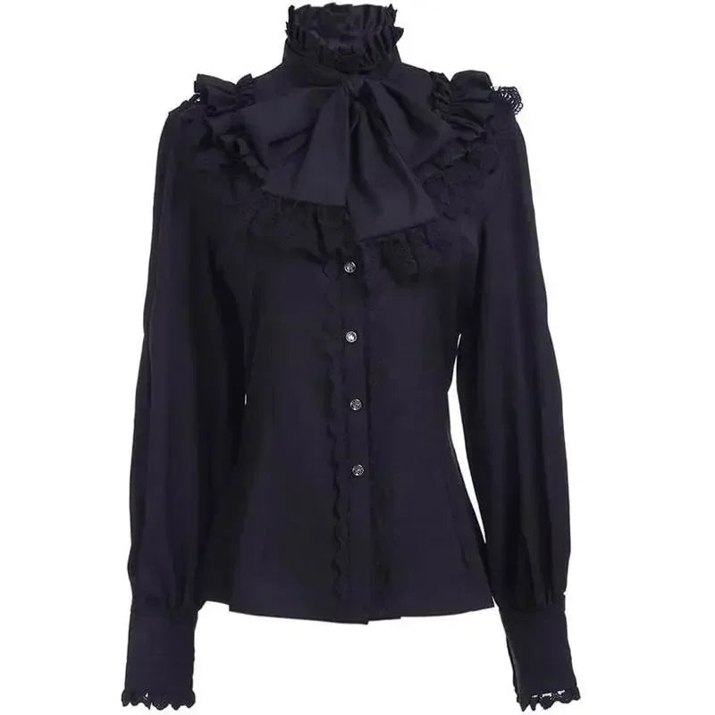 Flare Sleeve Bow Shirt | | Wiccan Center