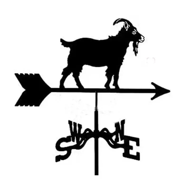 Metal Weathervane,Witch Iron Weather Vane,Sea Rover Wind Direction Indicator,Garden Decoration,Outdoor Roof Decoration,Gardening