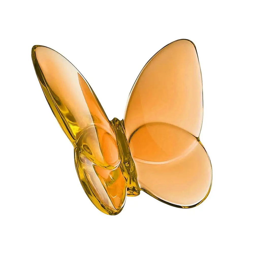 Multiple Color Crystal Butterfly Figurines Super Winkling Reflective Glass Butterfly Ornament Vivid Home Decor