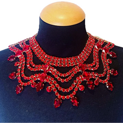 Multi layered Wave Rhinestone Crystal Drop & Crystal Drop Set | Jewelry Sets | Wiccan Center