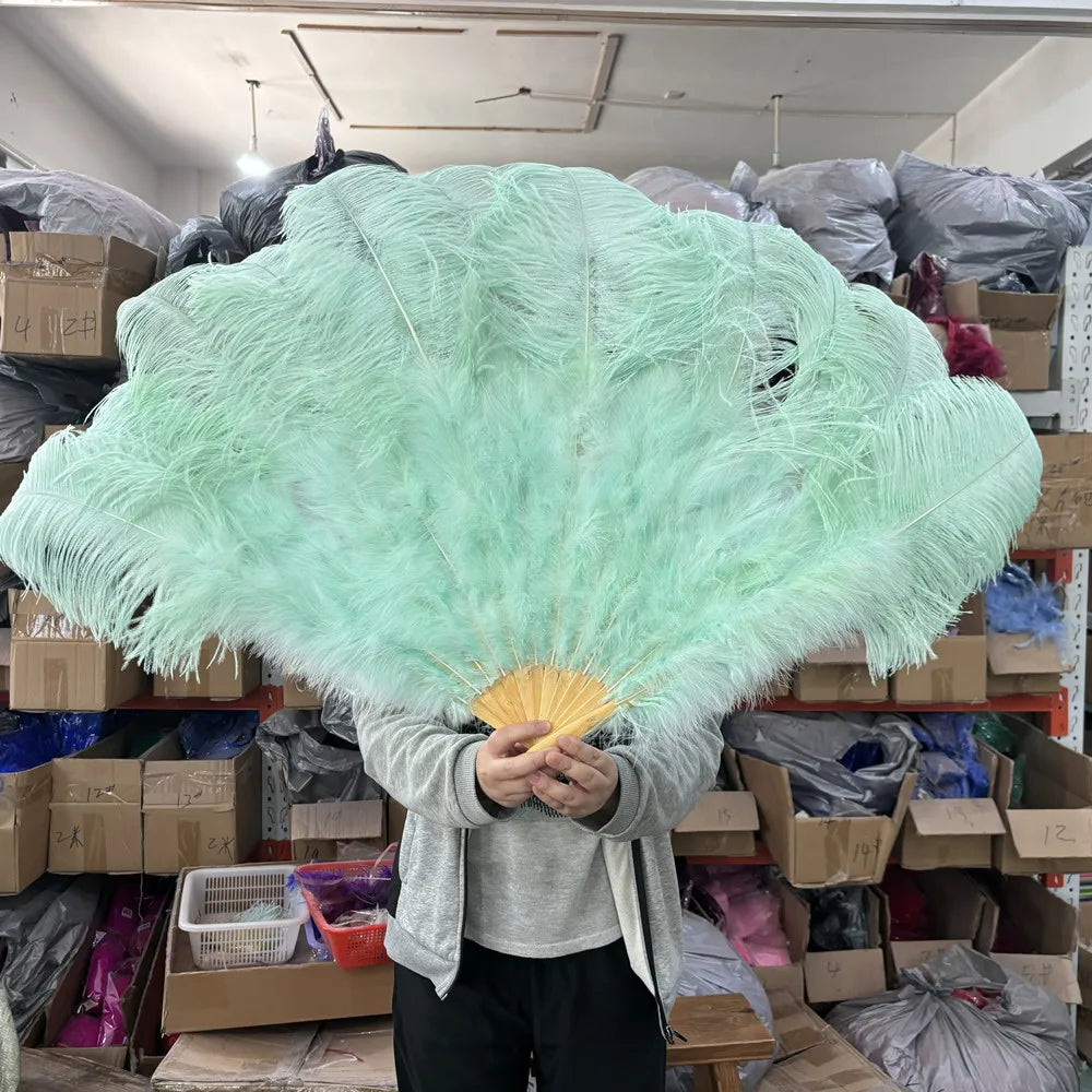 130CM Ostrich Feather Fans | Feather Fans | Wiccan Center