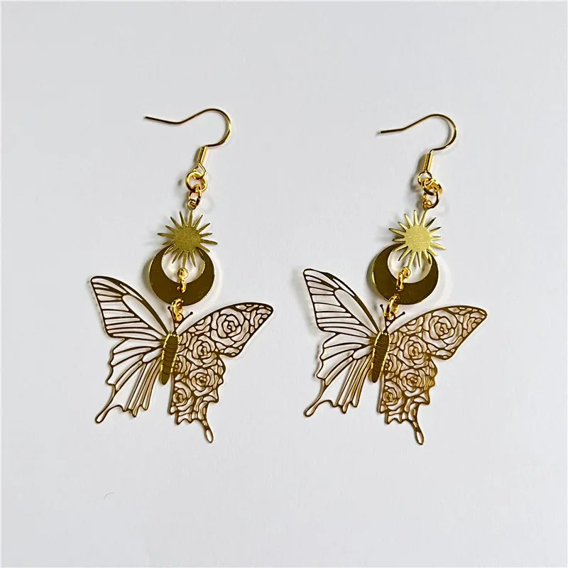 Assorted Moth & Butterfly Dangle Earrings | earrings | Wiccan Center