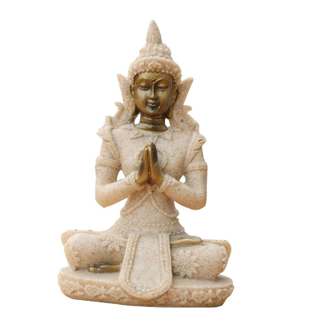 Miniature Sandstone Meditation Buddha | Meditation Tools | Wiccan Center